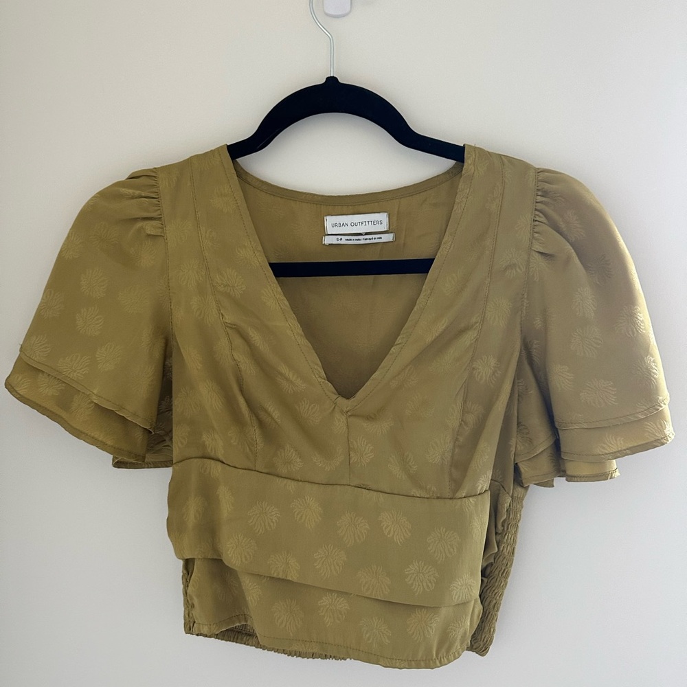 Urban Outfitters Cropped Shirt